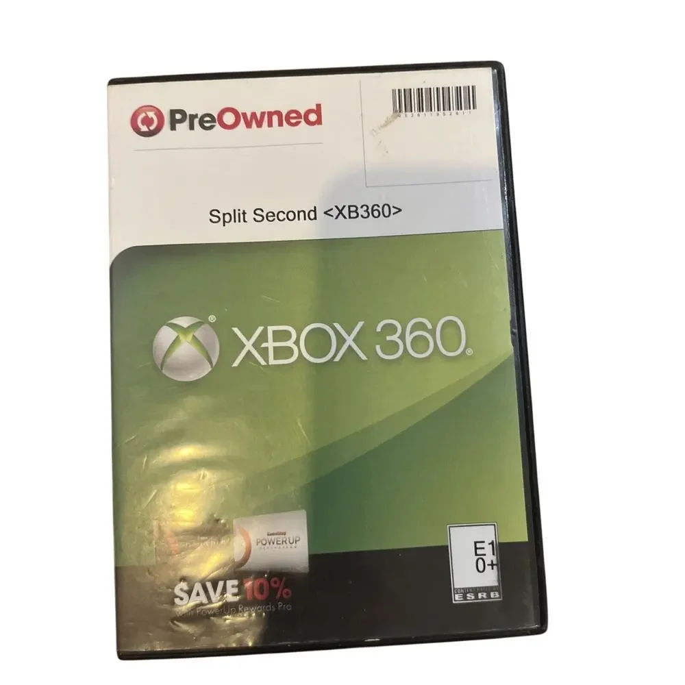 Split/Second (Xbox 360) No Artwork Nor Manual. Tested. No Scratches.